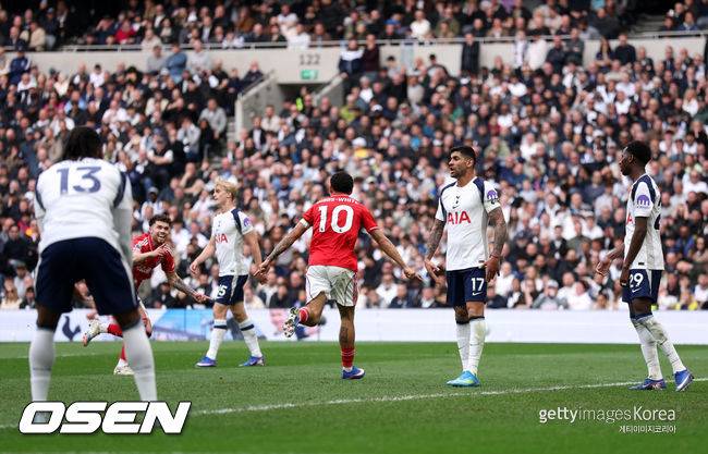 지고 깨지고 박살나고...토트넘, 홈에서 노팅엄에 0-3 완패→강등 시나리오 '현실화'