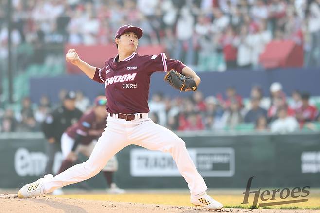 '와 KKKKKKK' 한화 5R 출신 우완투수, 4이닝 노히트 완벽투…키움 기대감 UP