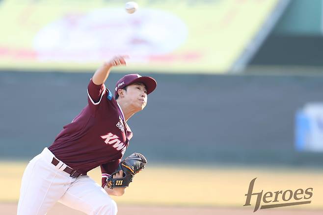 '와 KKKKKKK' 한화 5R 출신 우완투수, 4이닝 노히트 완벽투…키움 기대감 UP