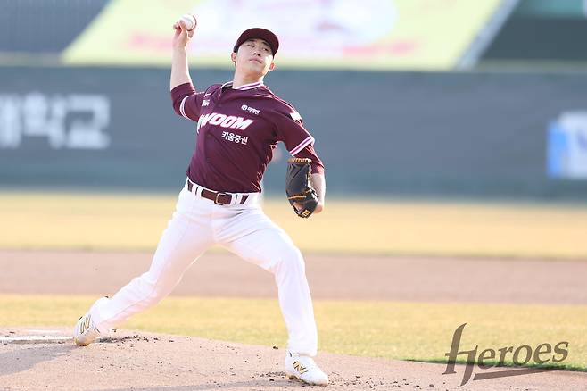 '와 KKKKKKK' 한화 5R 출신 우완투수, 4이닝 노히트 완벽투…키움 기대감 UP