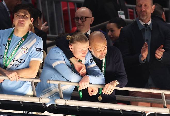 명장 펩 과르디올라, 또 하나의 전설 썼다...아스널 꺾고 리그컵 최다우승 감독 등극