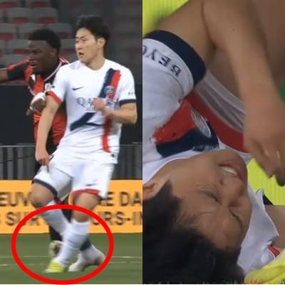 '아킬레스건 밟힌' 이강인, 끝내 월드컵 최종 모의고사 결장 가능성...