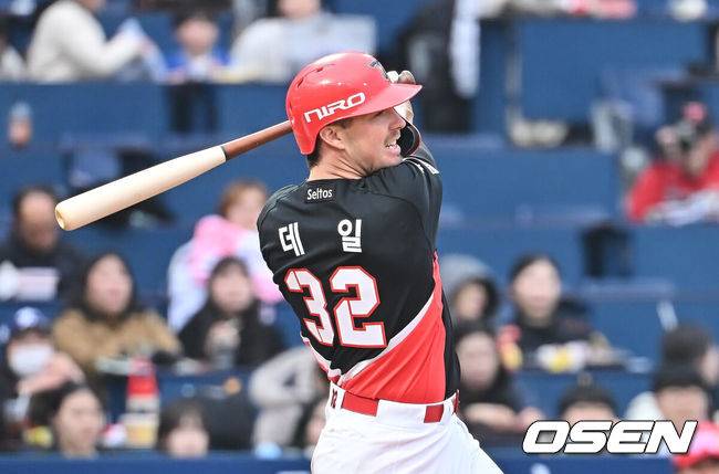 '타율 .115' 데일 오늘은 쉽니다...이범호 감독, “시범경기 잘 치면 더 문제” [오!쎈 대구]