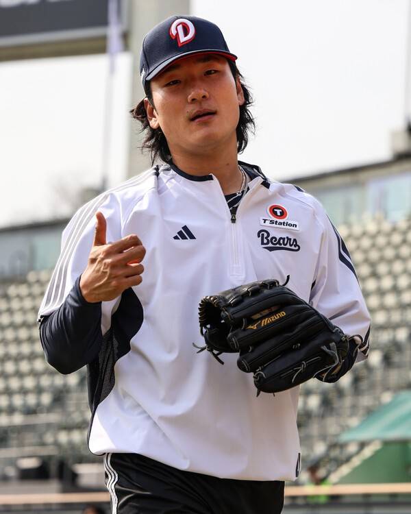 마이애미에서 157km 던지더니, 한국 와서 'KKKKKKKKK' 대폭발! 3월인데도 벌써 이 구속이라니, 곽빈 페이스 심상찮다