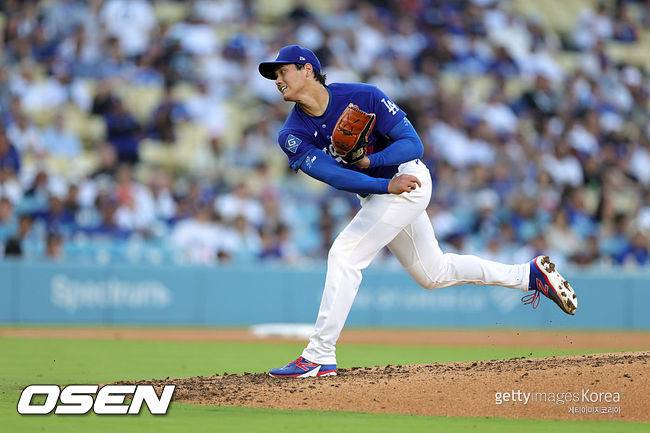 159km 직구→118km 커브, 이걸 어떻게 치나...오타니, 경이로운 40km 완급 조절. 사령탑 감탄 “구속차·낙폭 모두 좋은 무기”