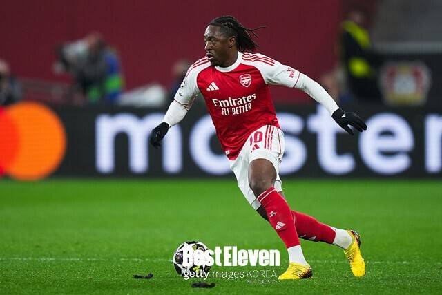 왜 하필 지금…'종아리 부상' 에제 최대 6주 아웃 위기, 성적 결정되는 이때 줄부상에 무너지는 아스널