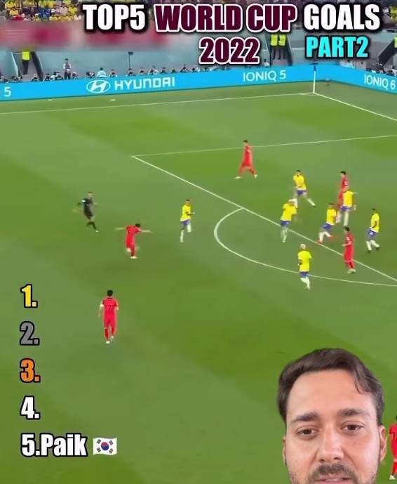 '브라질 찢었다' 백승호, 2022 카타르 WC 최고의 골 5위 선정