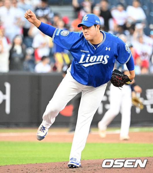 소고기 회식 효과였나? 박석민 코치 한턱→9회 7득점…삼성 10-5 뒤집기 쇼 [오!쎈 퓨처스]