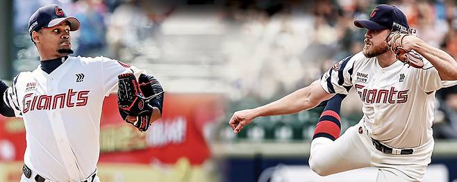 작년 한화 가을야구 지분 절반은 ‘폰와 몫’… 올해 롯데 야심 찬 영입 ‘로비 듀오’는 어떨까