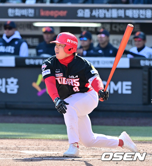 나성범 DH행, 이범호의 최대 고민 해결했나...우익수 대안은 출루머신, '월간 타율 1위' 재현이 필요하다