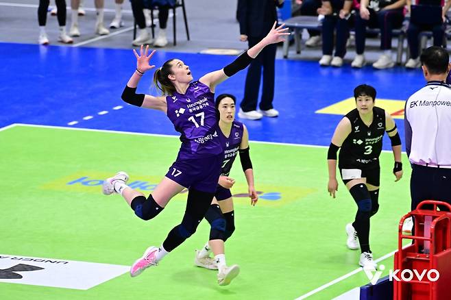 아쉬움 속 V리그 두 번째 시즌 마친 레베카