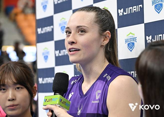 아쉬움 속 V리그 두 번째 시즌 마친 레베카