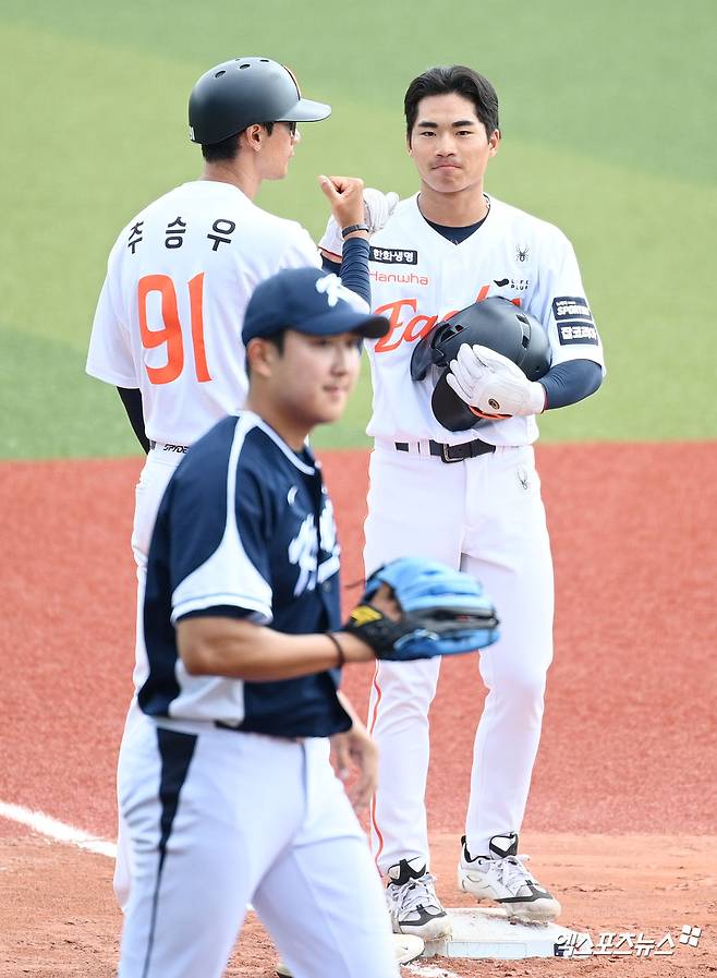 '한화 1R 신인' 개막 엔트리 승선, 선배들도 이 선수 주목한다…