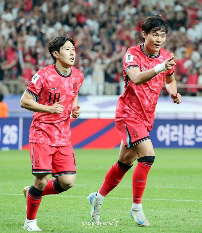 '손흥민·조규성 다 밀어낸다' 막내 오현규 '월드컵 주전 원톱' 도전장