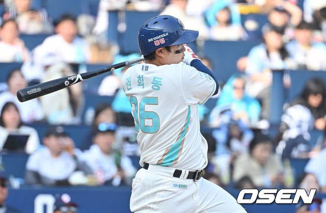 '132억 클래스 봤나' 개막전 유일 토종 선발 일냈다! 구창모 5이닝 무실점+박건우 결승 스리런…NC, 두산에 6-0 완승 [창원 리뷰]