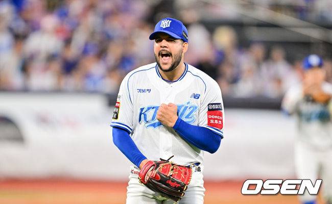 KT가 버리고 삼성이 노린 WBC 우승 영웅, 슈퍼 루키 덕분에 ML 첫 승까지…'역수출 신화' 본격 시작