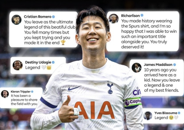 英 한숨 “손흥민같은 레전드 다시 나올까” 사라진 ‘월클’ 선수들 “SON 포함 PL 전설의 시대가 끝나고 있다”