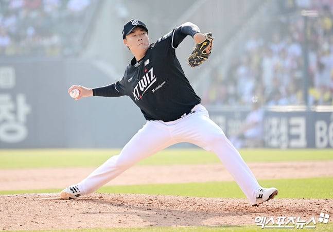 '1회 6득점' 빅이닝+8점 차 리드였는데…불펜 4실점 '흔들', 결국 마무리 투입→이강철 감독 이기고도