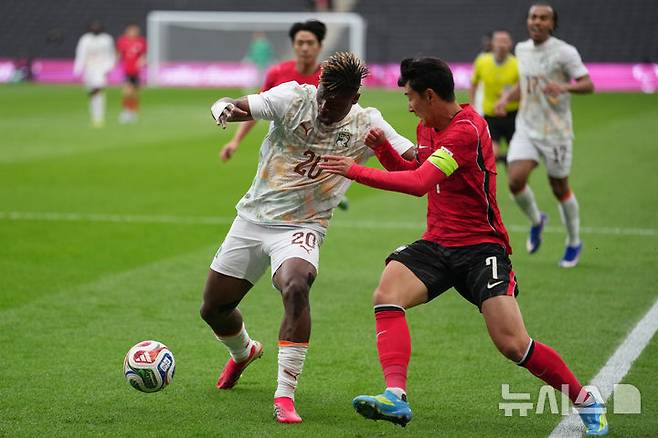 '코트디부아르전 0-4 대패' 손흥민