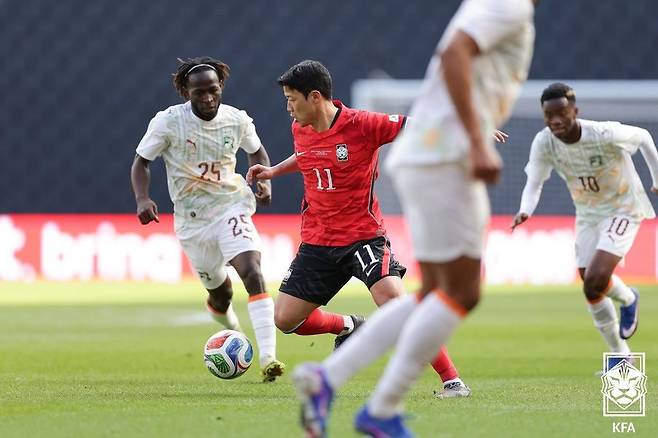 이건 축구가 아니라 재앙…뼈도 못 추린 ‘홍명보표 스리백’, 월드컵 코앞인데 코트디부아르전 0-4 완패