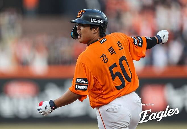 강백호 벌써 끝내기→1호 홈런 대폭발…한화 100억 투자 이유를 증명했다