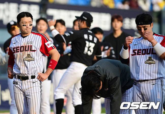 필승조는 동점포 허용, 마무리는 결승타 허용…우승팀 LG가 불안하다. 1선발 병원 검진-4선발 1개월 재활