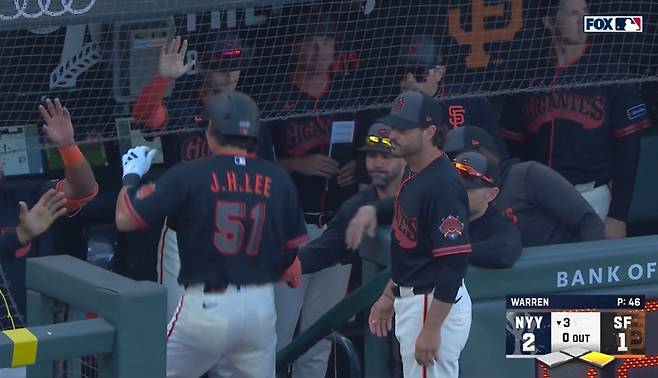 현지 매체 이정후 때리자 초보 감독