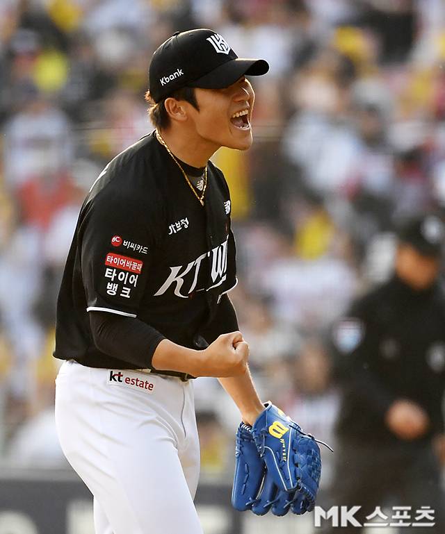 “안 맞을 자신 있었다”…이틀 연속 투혼의 세이브로 KT 개막 2연승 이끈 박영현의 당찬 한 마디 [MK인터뷰]