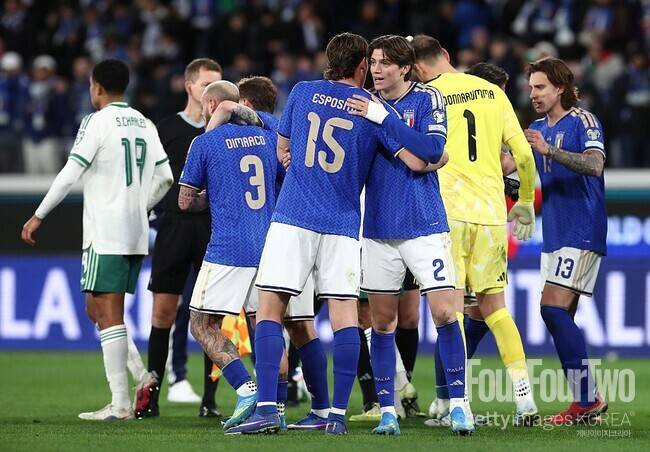 '2연속 WC 탈락 굴욕' 이탈리아, 12년 만 본선 진출 눈앞...결승 앞두고