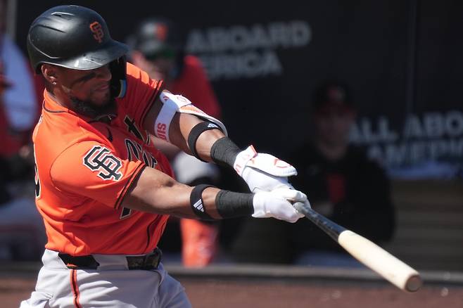 헤이더 영입→이정후 우익수 이동, 결국…입지 잃은 마토스, SF에서 밀워키로 전격 트레이드