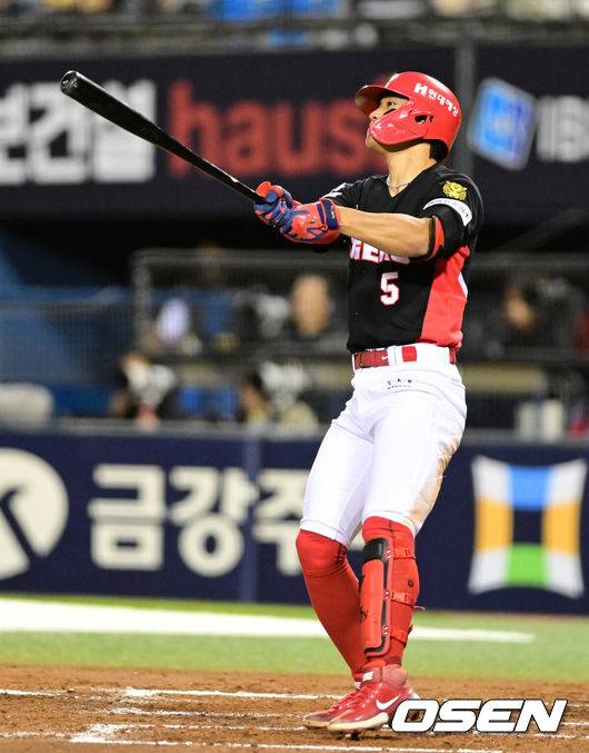 '125m' 잠실을 넘겼다. 김도영 투런 홈런 터졌다, 연패 탈출이 보인다