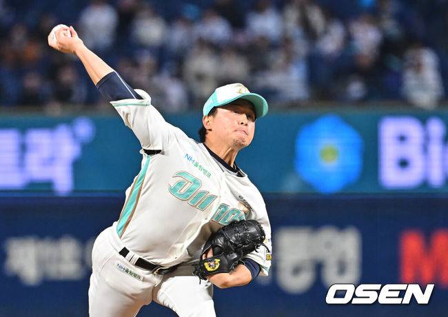 170cm 작은 거인, '2G 7홈런' 거인 타선 잠재웠다...NC 토다, 5이닝 2실점 '첫 승 기회' [오!쎈 창원]