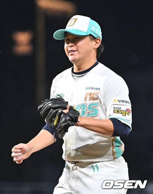 170cm 작은 거인, '2G 7홈런' 거인 타선 잠재웠다...NC 토다, 5이닝 2실점 '첫 승 기회' [오!쎈 창원]