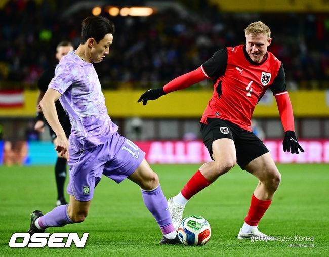 0-1 패배에도 가장 빛났다...압박-연결-흐름 살린 이재성, '월드컵 필수 카드'
