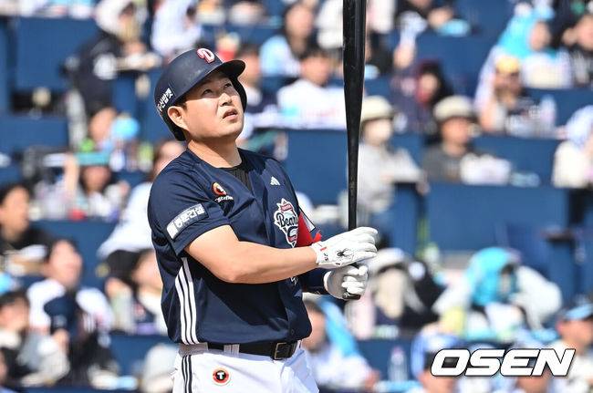 김도영은 헛스윙 2번에도 난리인데...양의지는 볼넷 없이 14타수 무안타 어쩌나