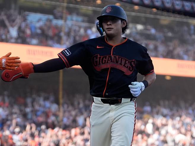 샌프란시스코 이정후, 샌디에이고전서 159km 총알 2루타로 시즌 1-2호 타점