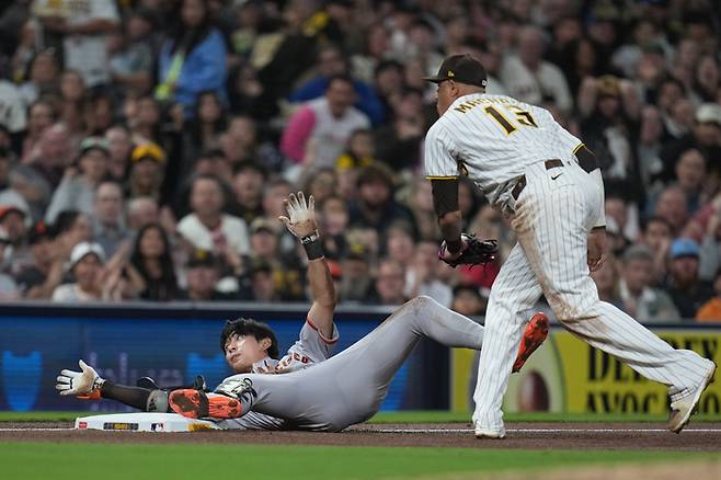 ‘다시 바람이 분다’ 이정후, 2루타 2개 포함 ‘3안타 3타점’ 폭발…시즌 첫 멀티히트+184일 만에 3안타 [SS시선집중]