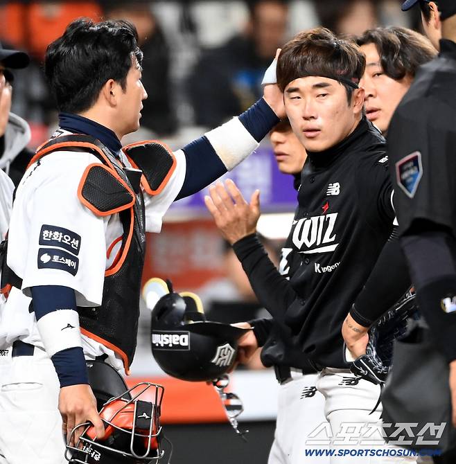 '146㎞ 헤드샷' 36세 베테랑 상태는?…엔트리 제외 안된 이유