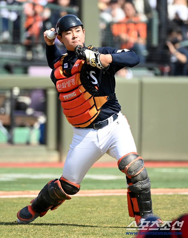 시범경기 5홈런 → 데뷔 첫 대포까지…대전에 움트는 거포 본능, 명장의 시선 [대전포커스]