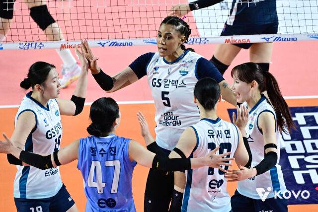 “김천으로 다시 안 왔으면” GS, 김천 원정서 값진 1승 챙겼다...한국도로공사 3-1 제압 [MD김천]