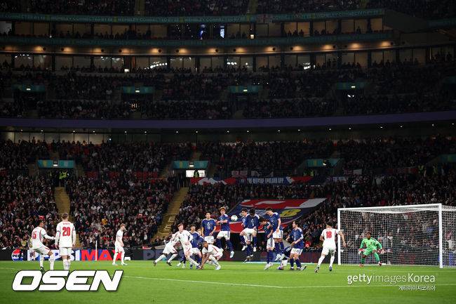 '모리야스 일본에 0-1 패배' 잉글랜드, 현지서