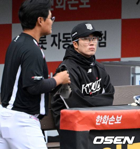 '어지럼증에 구토' 헤드샷 후유증 어떡하나…잘 나가는 KT, 단 하나의 걱정 [오!쎈 대전]