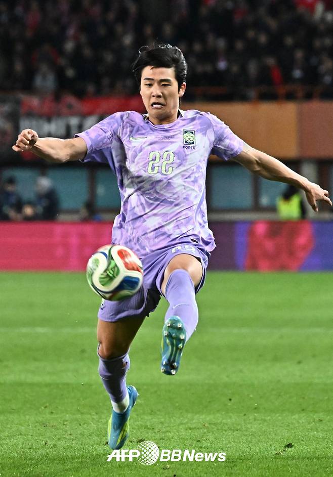 기분 나쁠 정도로 뒤통수 가격당한 '국가대표' 설영우, 그래도 참았다 '왜?'