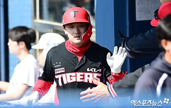 'KIA 파격' 2군 타점 1위가 1군 올라오자마자 선발 출전이라니...