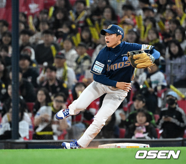 NC 괴물루키 또 터졌다...이의리 공략 110m 좌월 솔로아치, 2안타 모두 홈런 [오!쎈 광주]