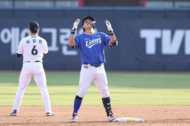 확 달라진 강민호, 15타수 무안타 → 결승타 포함 3안타 4타점 대변신…'디아즈+최형우 홈런' 삼성, KT 연파하며 4연승 질주 [수원리뷰]