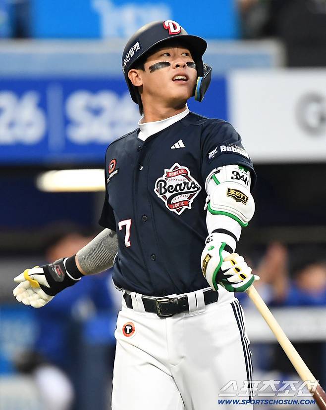 작년 타격왕이 7푼7리 타율 꼴찌...팀 타율도 최하위, 두산 물방망이 어쩌나