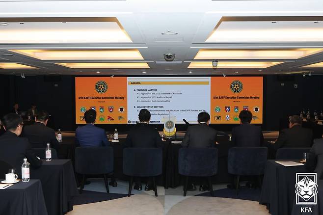 [공식 발표] 정몽규 회장, 동아시아축구연맹 회장 임기 종료…신임 회장에 송카이 中 협회장