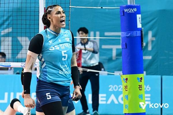 '실바 몰빵배구', 또 성공… GS칼텍스, 도로공사 꺾고 챔피언결정전 우승[GS V4]