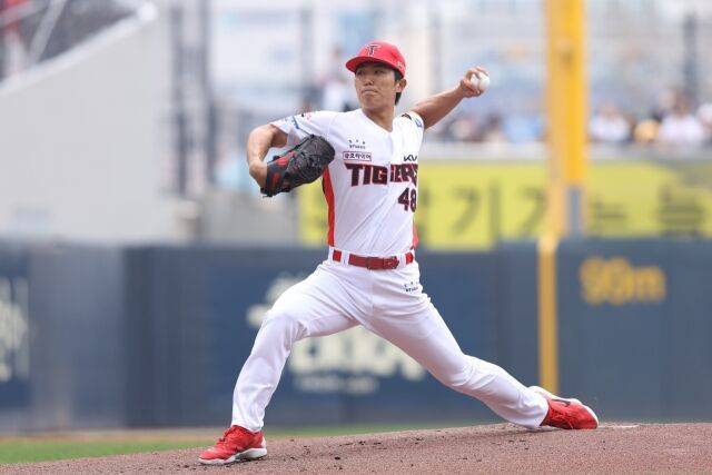 “예측 타격” KIA 150km 왼손 파이어볼러 ERA 13.50, 여전한 성장통…꽃범호 위로, 극복해야 진짜 에이스다[MD광주]